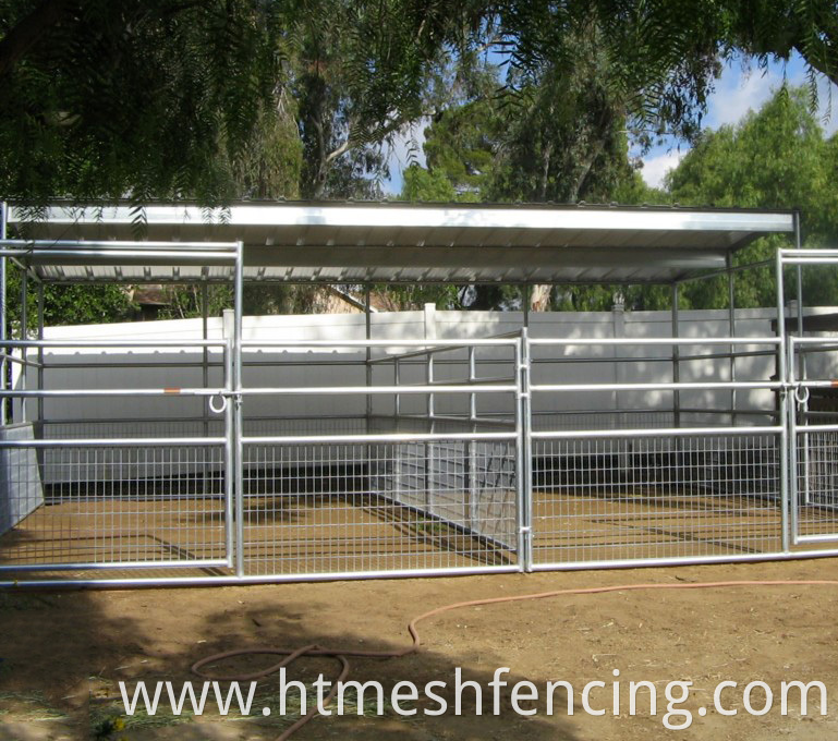 Newly designed popular high intensity extendable horse/cattle metal panels